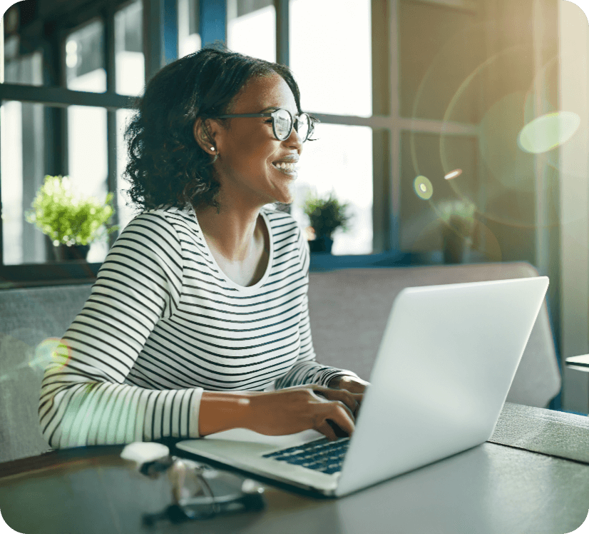 Woman on laptop